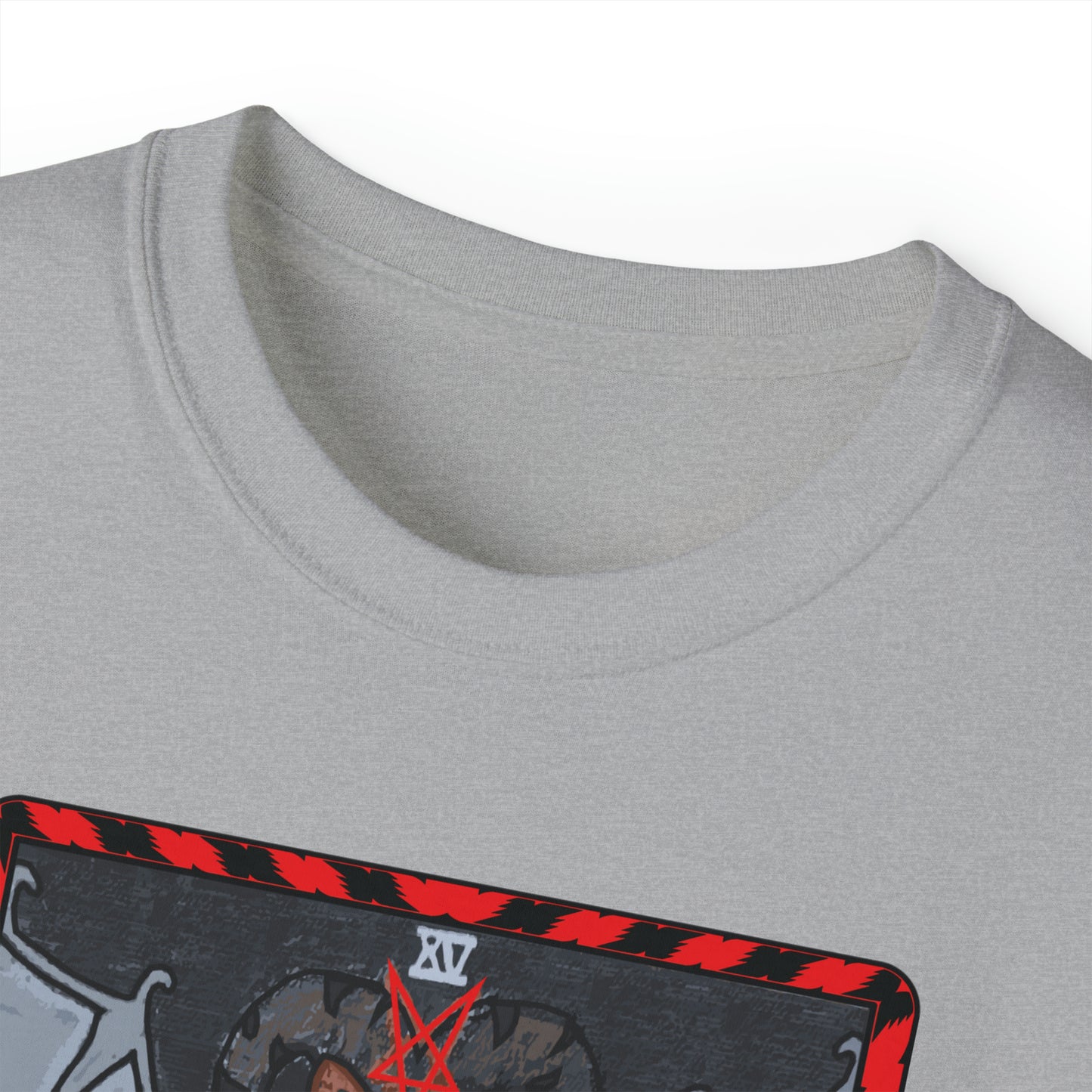 Raccoon Tarot THE DEVIL - Unisex Ultra Cotton Tee
