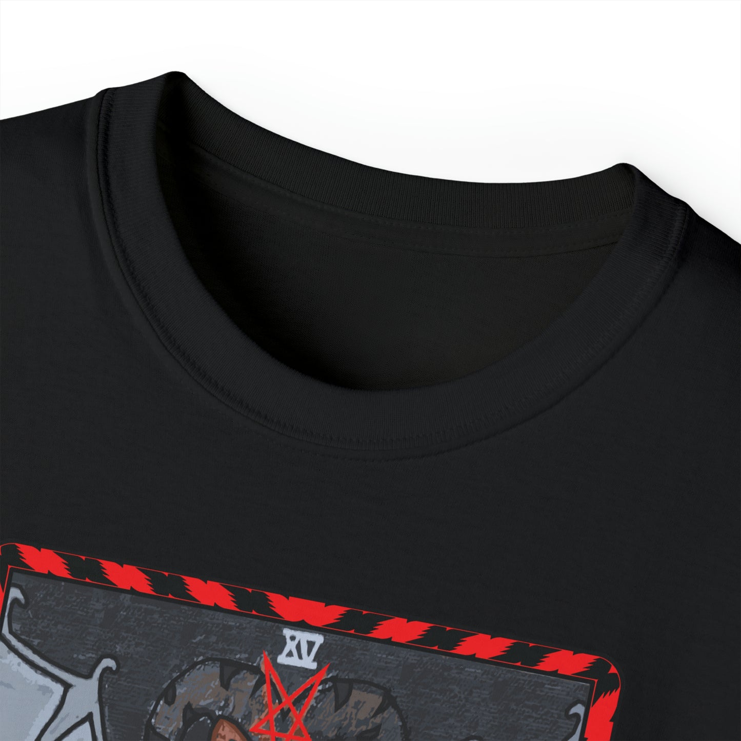 Raccoon Tarot THE DEVIL - Unisex Ultra Cotton Tee