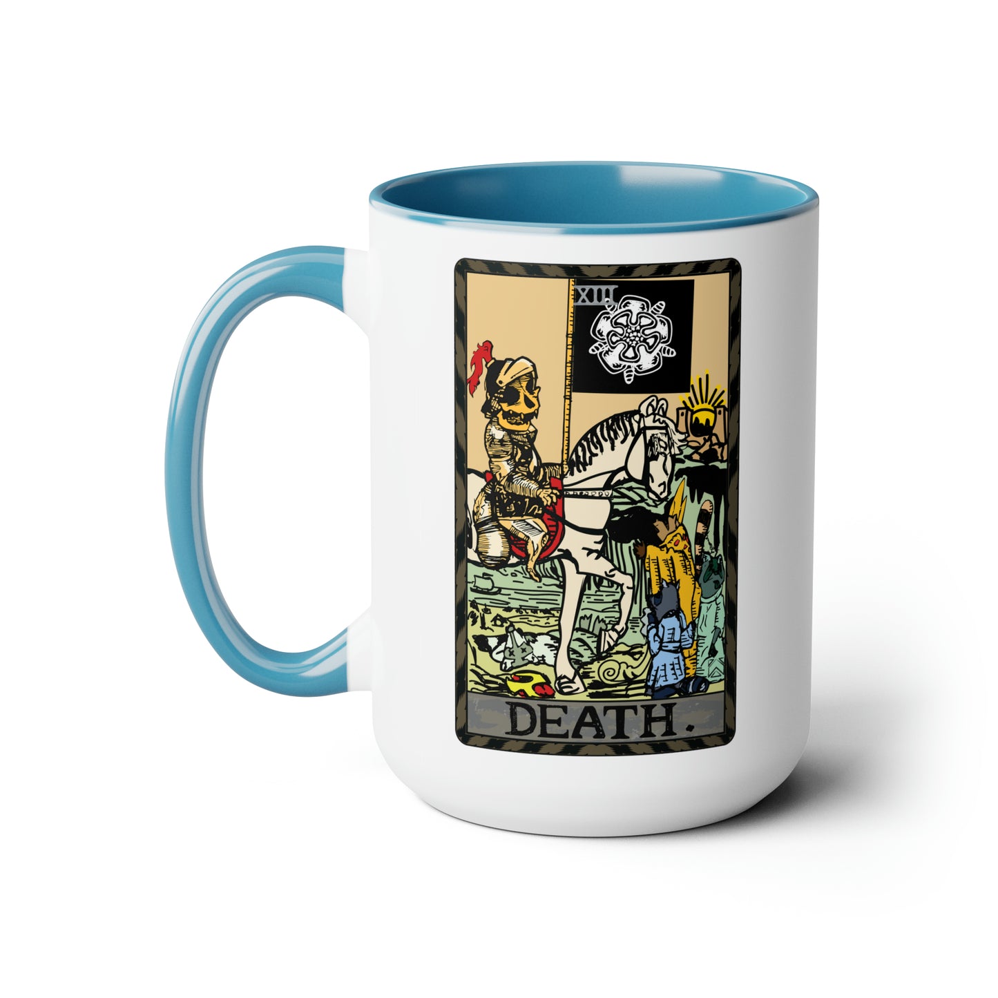 Raccoon Tarot DEATH - Mug, 15oz