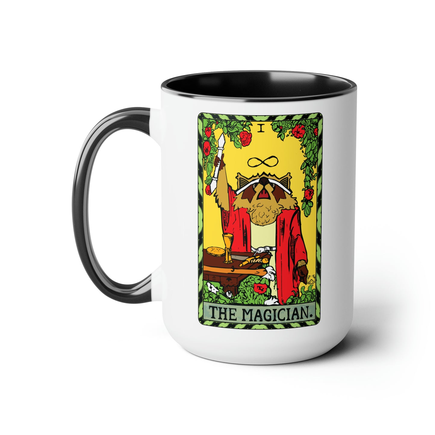Raccoon Tarot THE MAGICIAN - Mug, 15oz