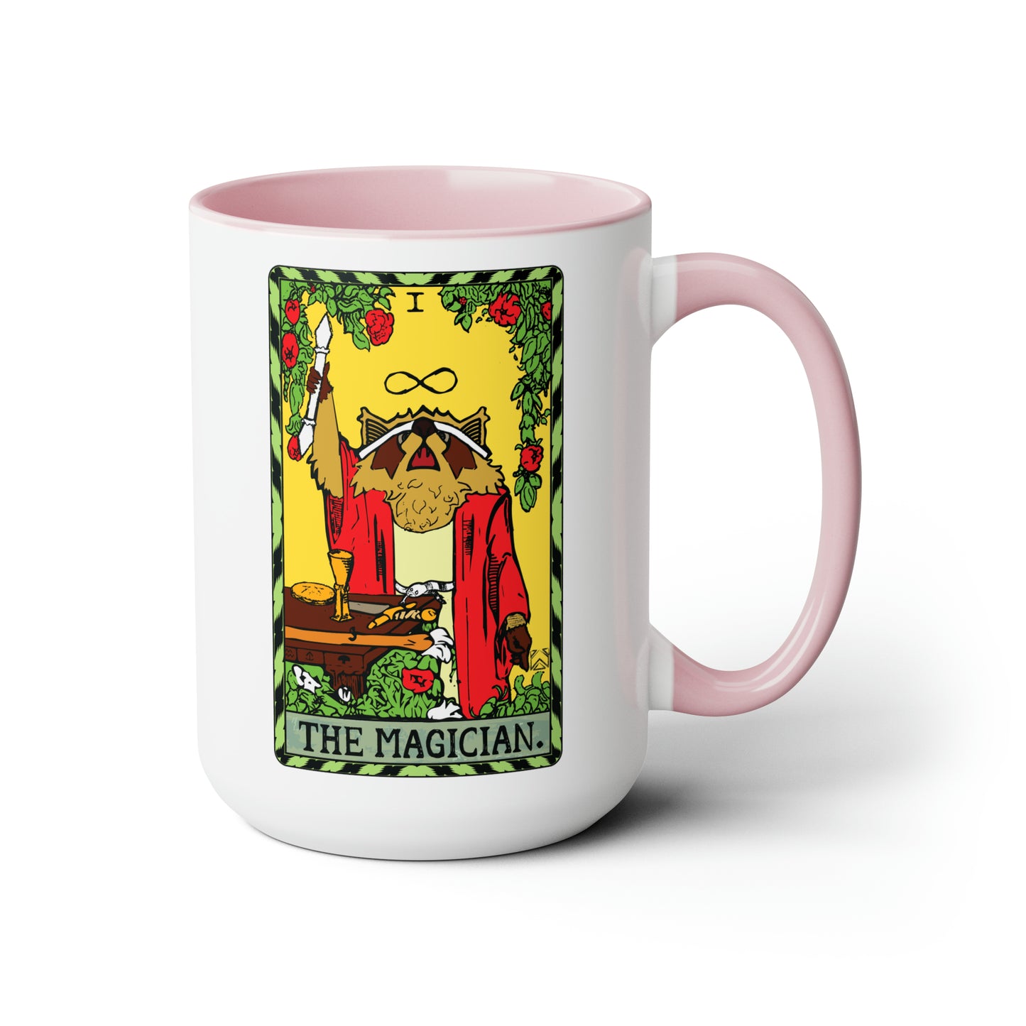 Raccoon Tarot THE MAGICIAN - Mug, 15oz