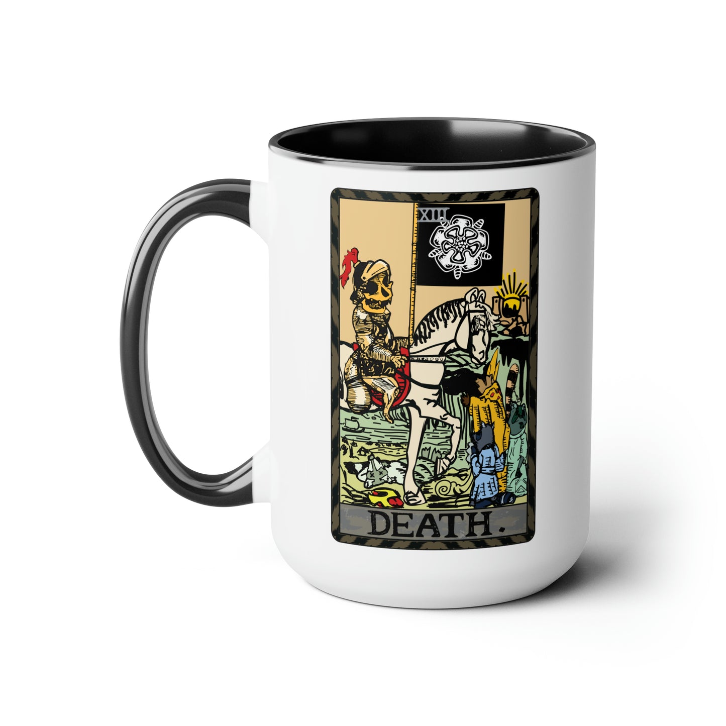 Raccoon Tarot DEATH - Mug, 15oz