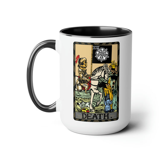 Raccoon Tarot DEATH - Mug, 15oz