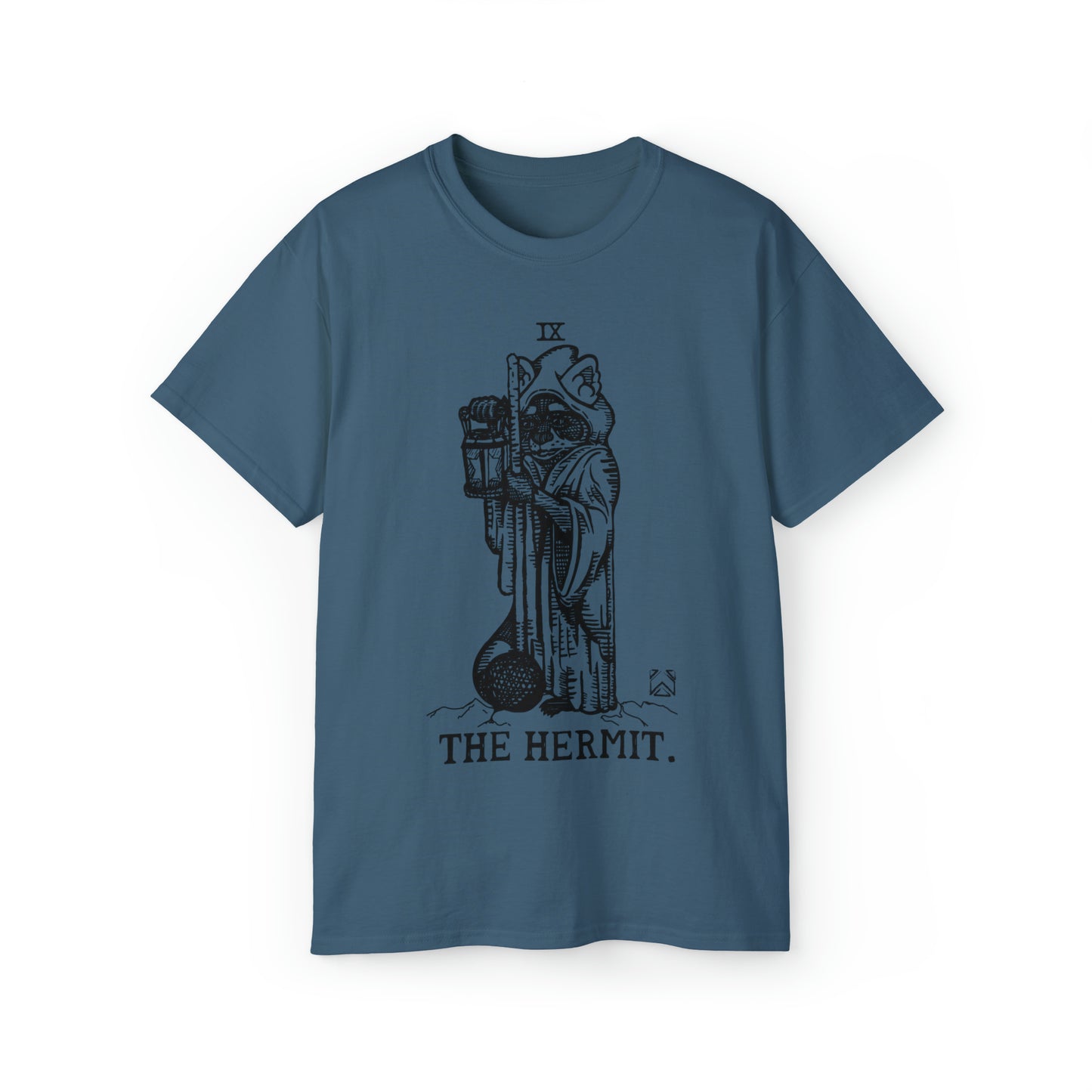 Raccoon Tarot THE HERMIT lineart - Unisex Ultra Cotton Tee