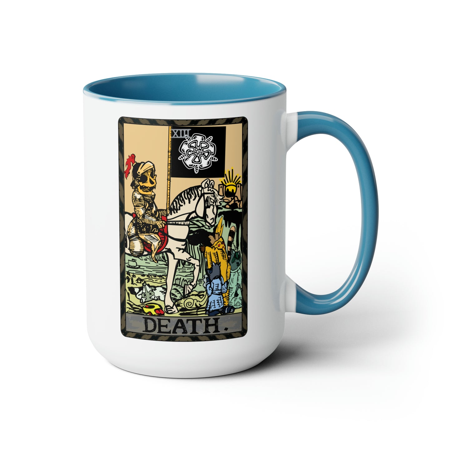 Raccoon Tarot DEATH - Mug, 15oz