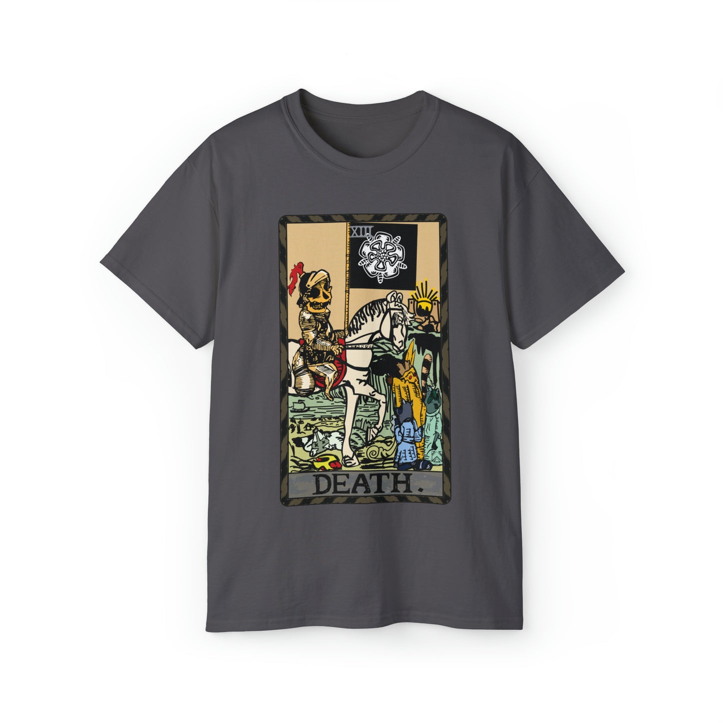 Raccoon Tarot DEATH - Unisex Ultra Cotton Tee