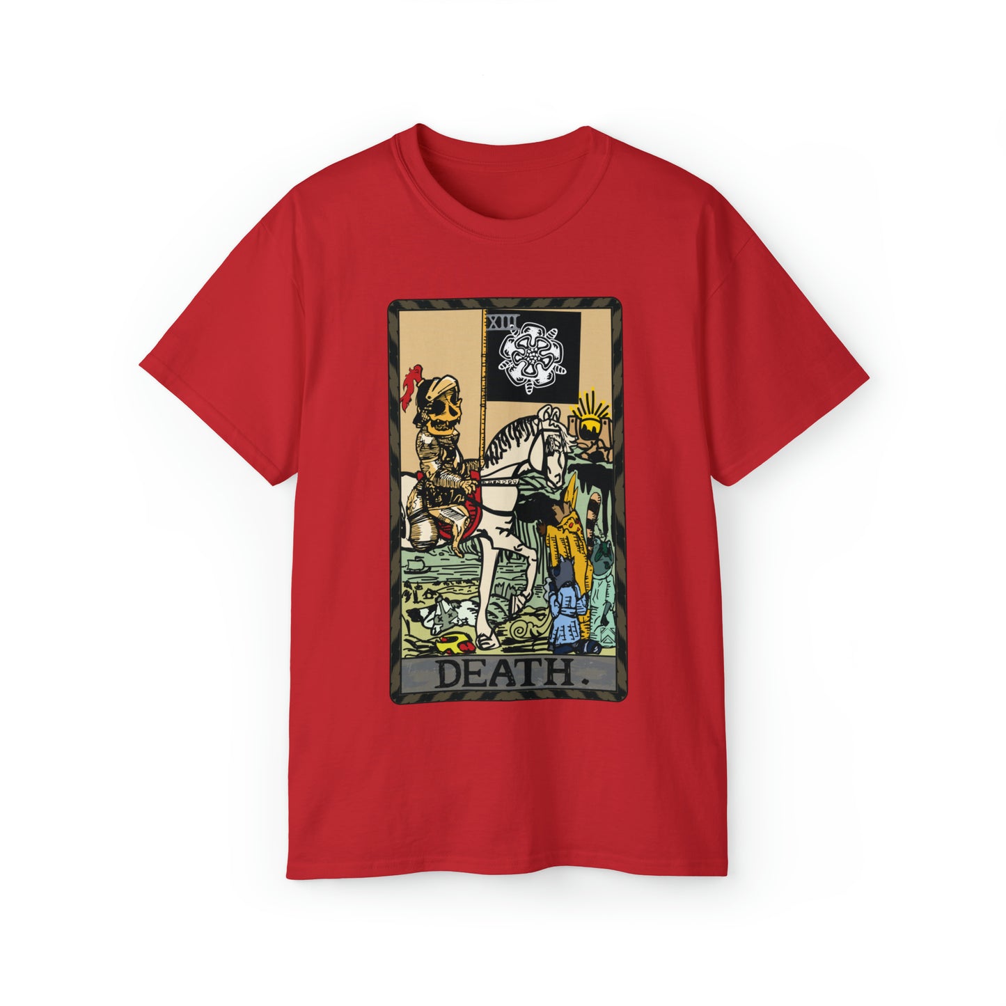 Raccoon Tarot DEATH - Unisex Ultra Cotton Tee