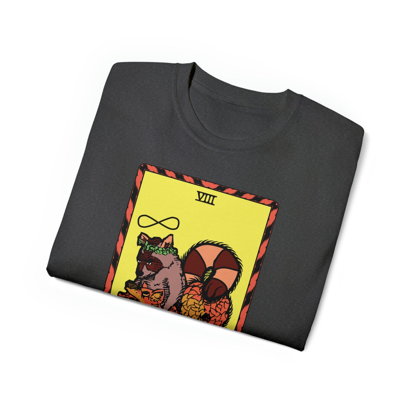Raccoon Tarot STRENGTH Unisex Ultra Cotton Tee