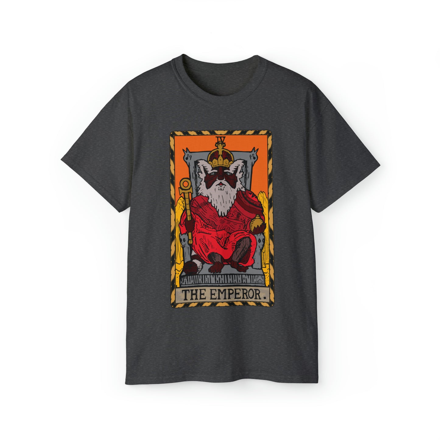 Raccoon Tarot THE EMPEROR - Unisex Ultra Cotton Tee