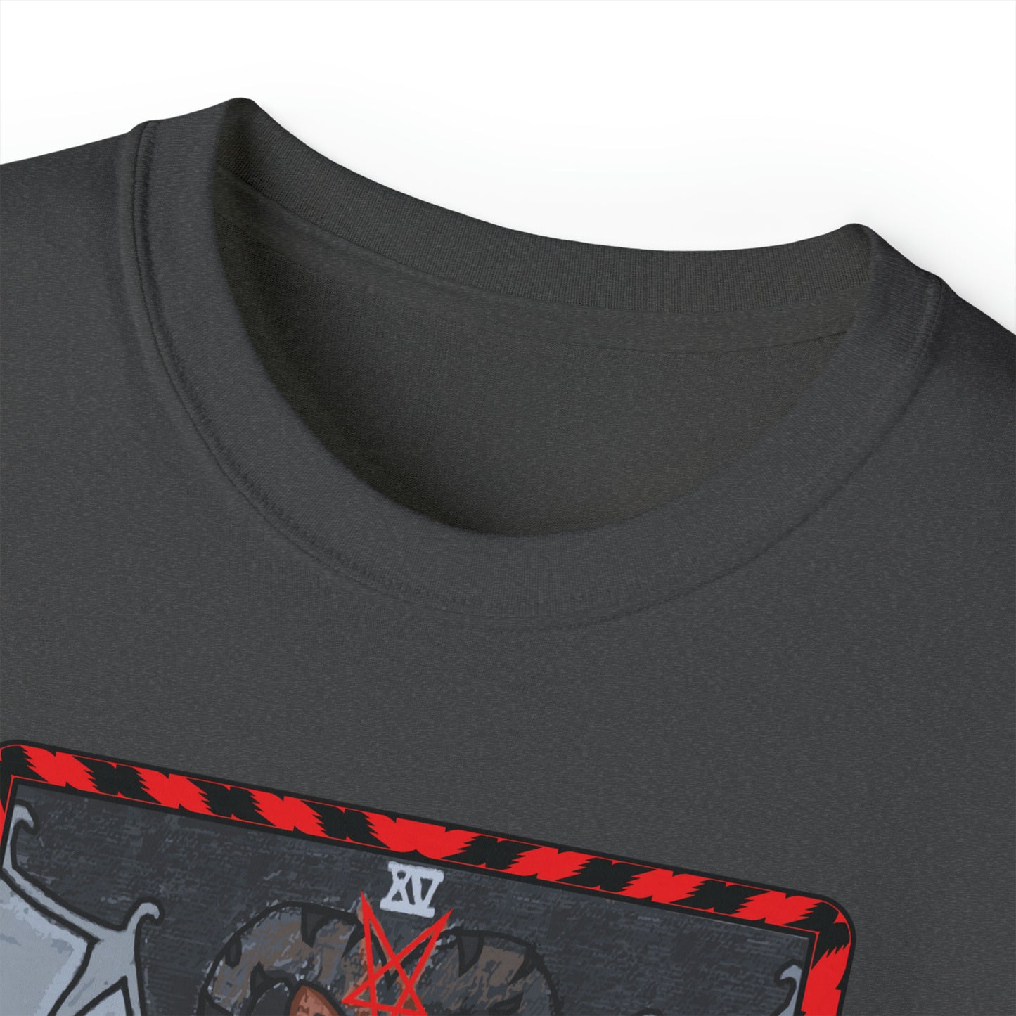 Raccoon Tarot THE DEVIL - Unisex Ultra Cotton Tee