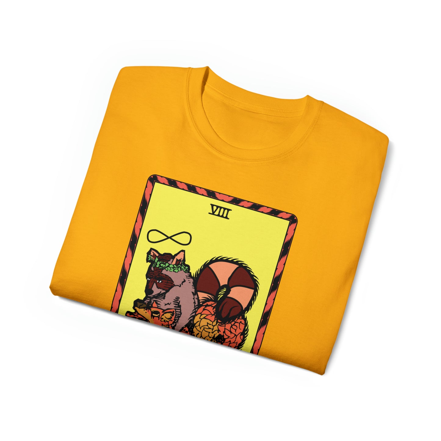 Raccoon Tarot STRENGTH Unisex Ultra Cotton Tee