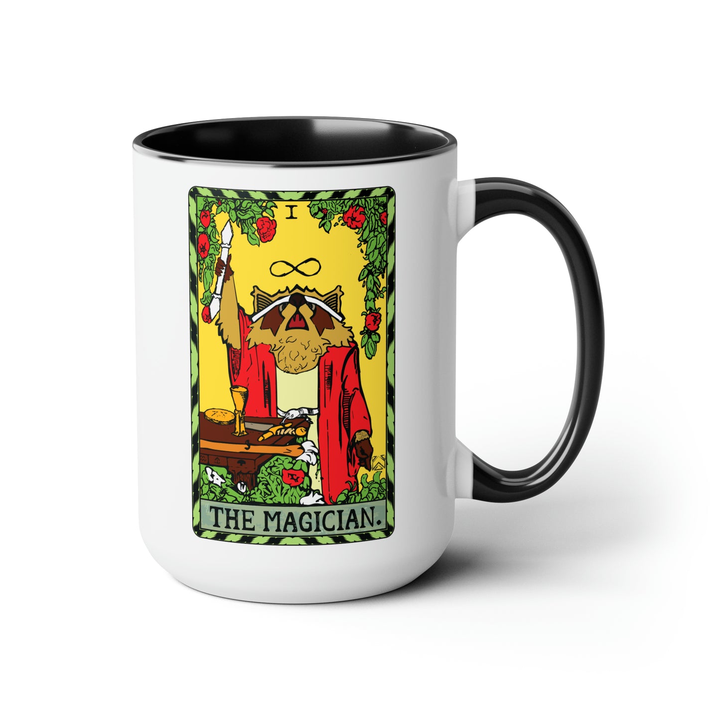 Raccoon Tarot THE MAGICIAN - Mug, 15oz