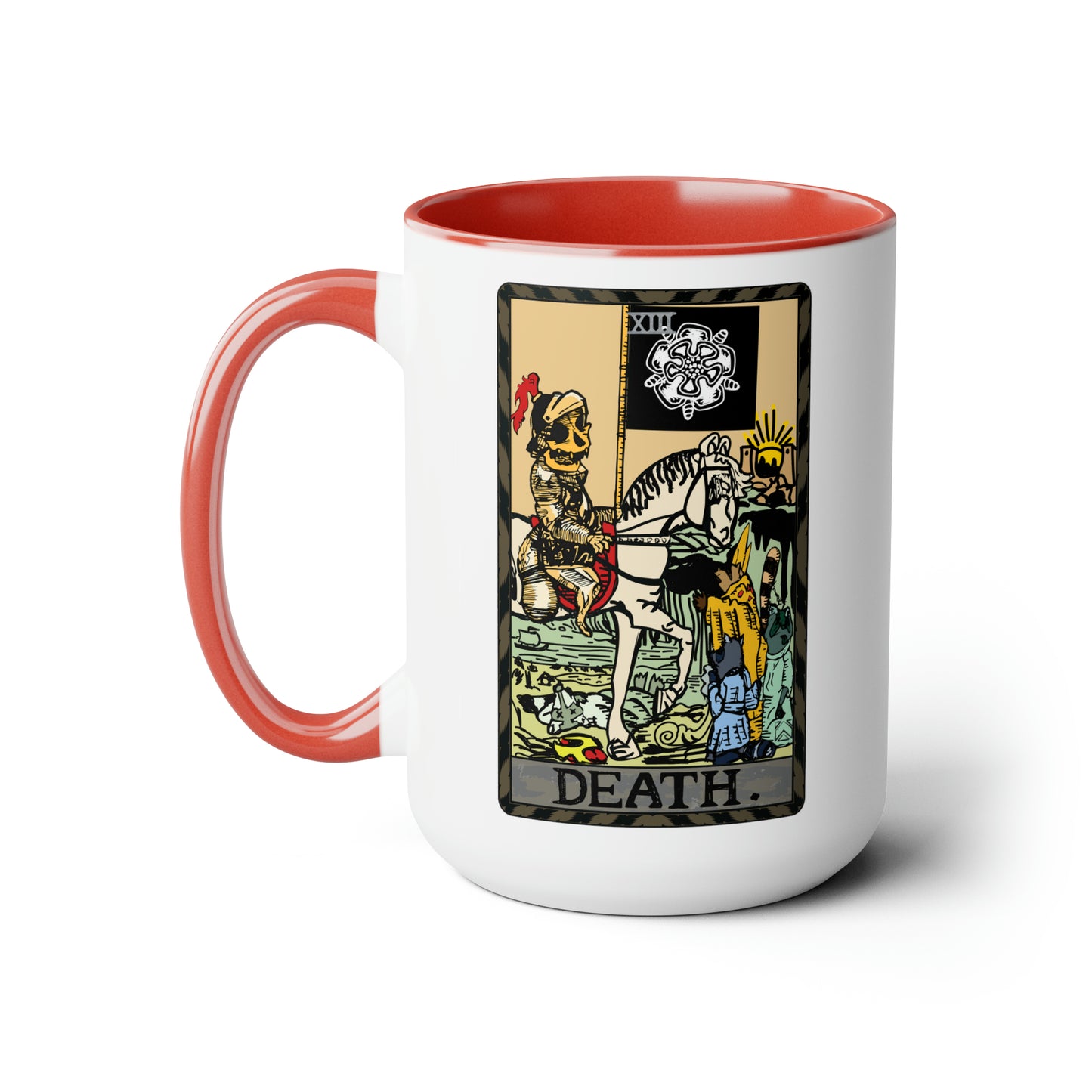 Raccoon Tarot DEATH - Mug, 15oz