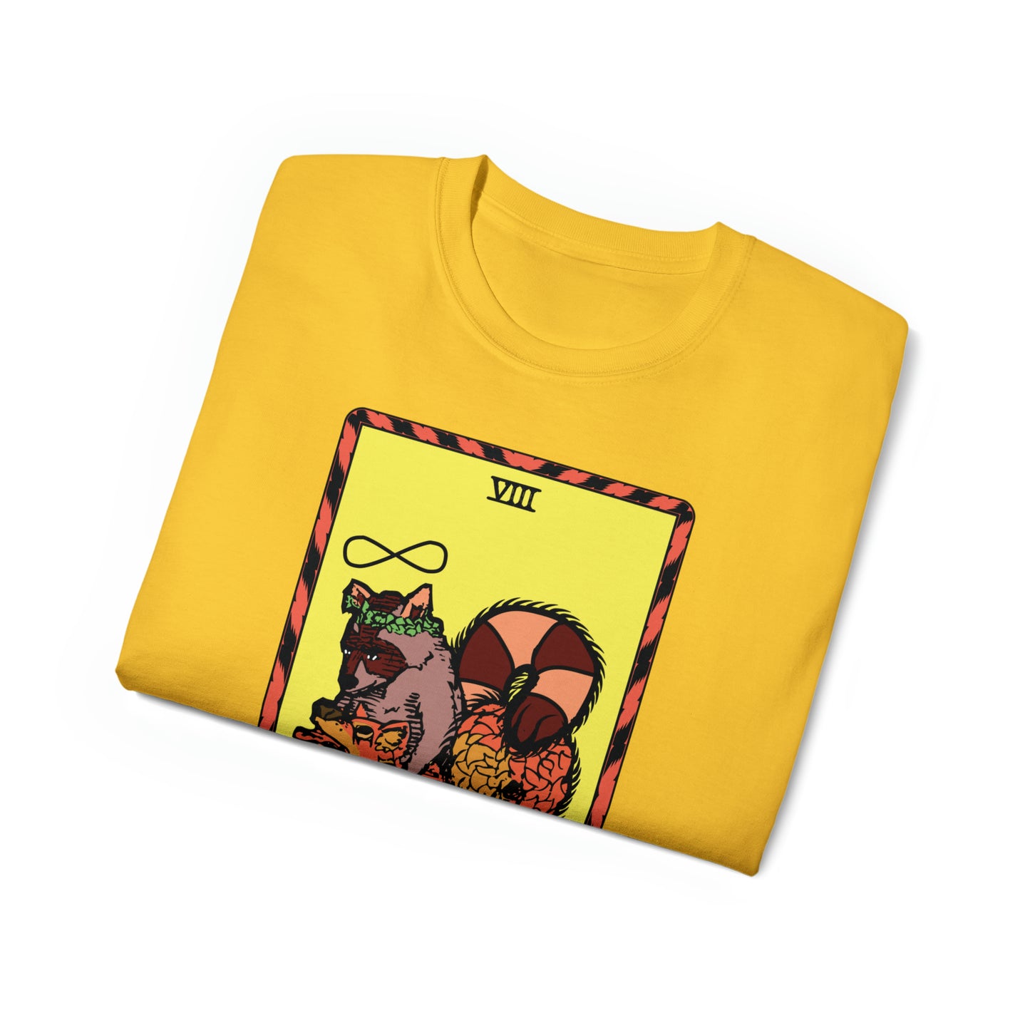 Raccoon Tarot STRENGTH Unisex Ultra Cotton Tee