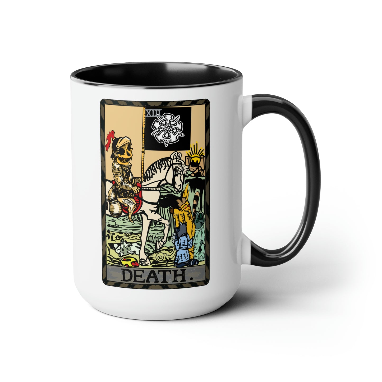 Raccoon Tarot DEATH - Mug, 15oz