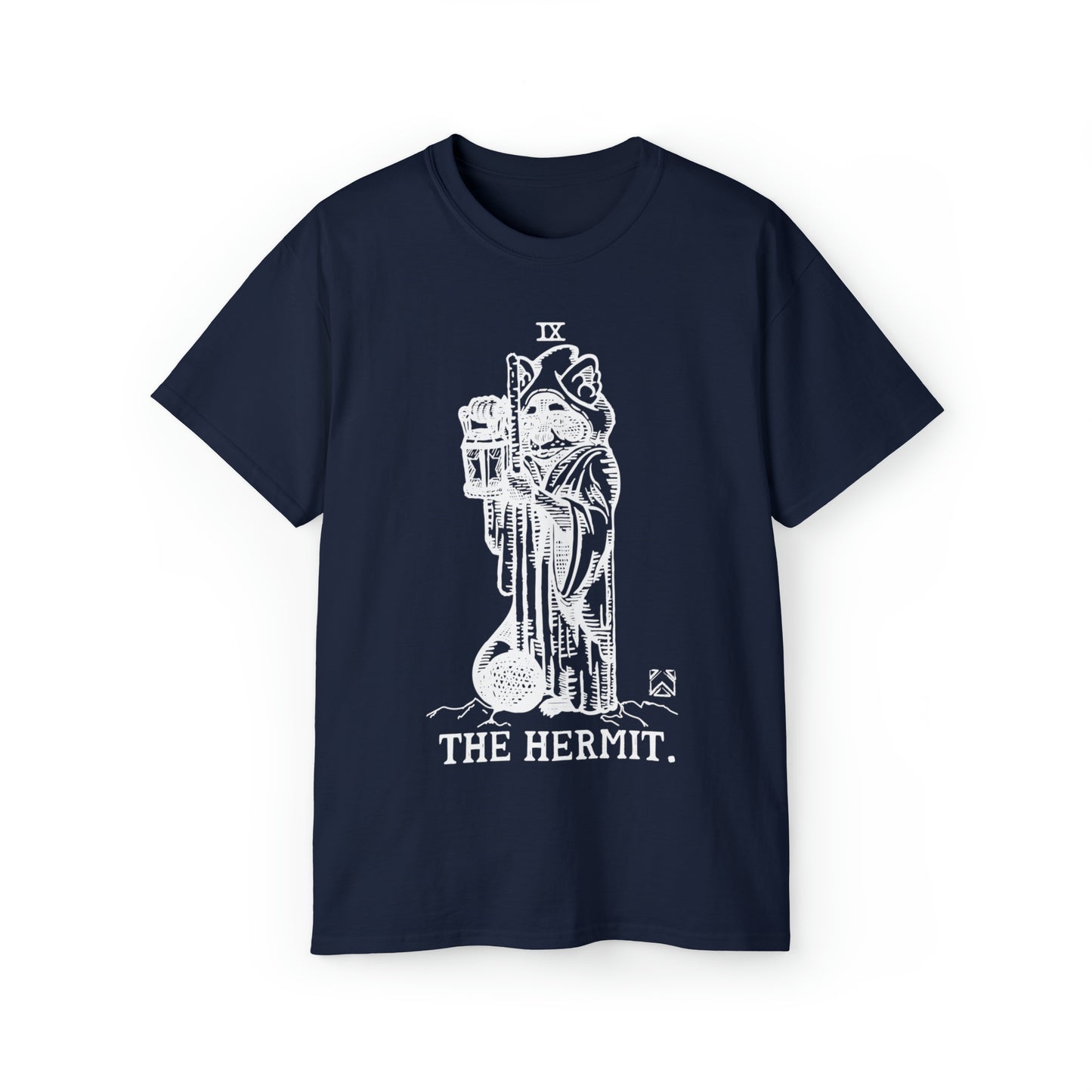 Raccoon Tarot THE HERMIT lineart - Unisex Ultra Cotton Tee