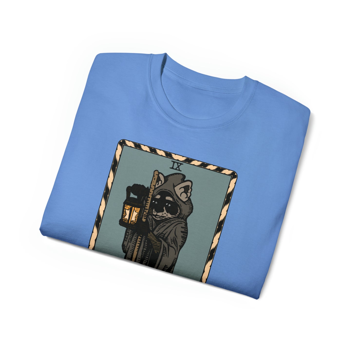 Raccoon Tarot THE HERMIT - Unisex Ultra Cotton Tee
