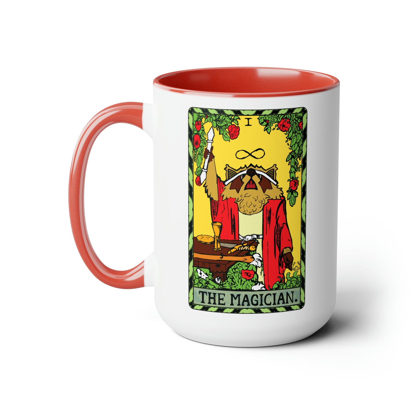 Raccoon Tarot THE MAGICIAN - Mug, 15oz