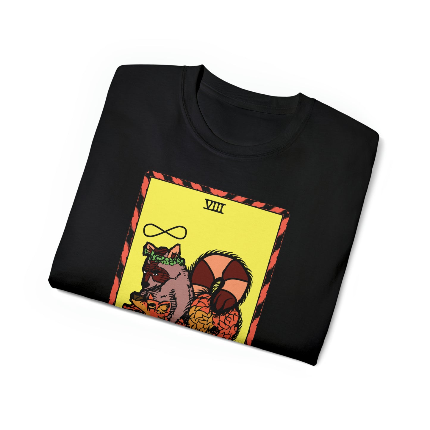 Raccoon Tarot STRENGTH Unisex Ultra Cotton Tee