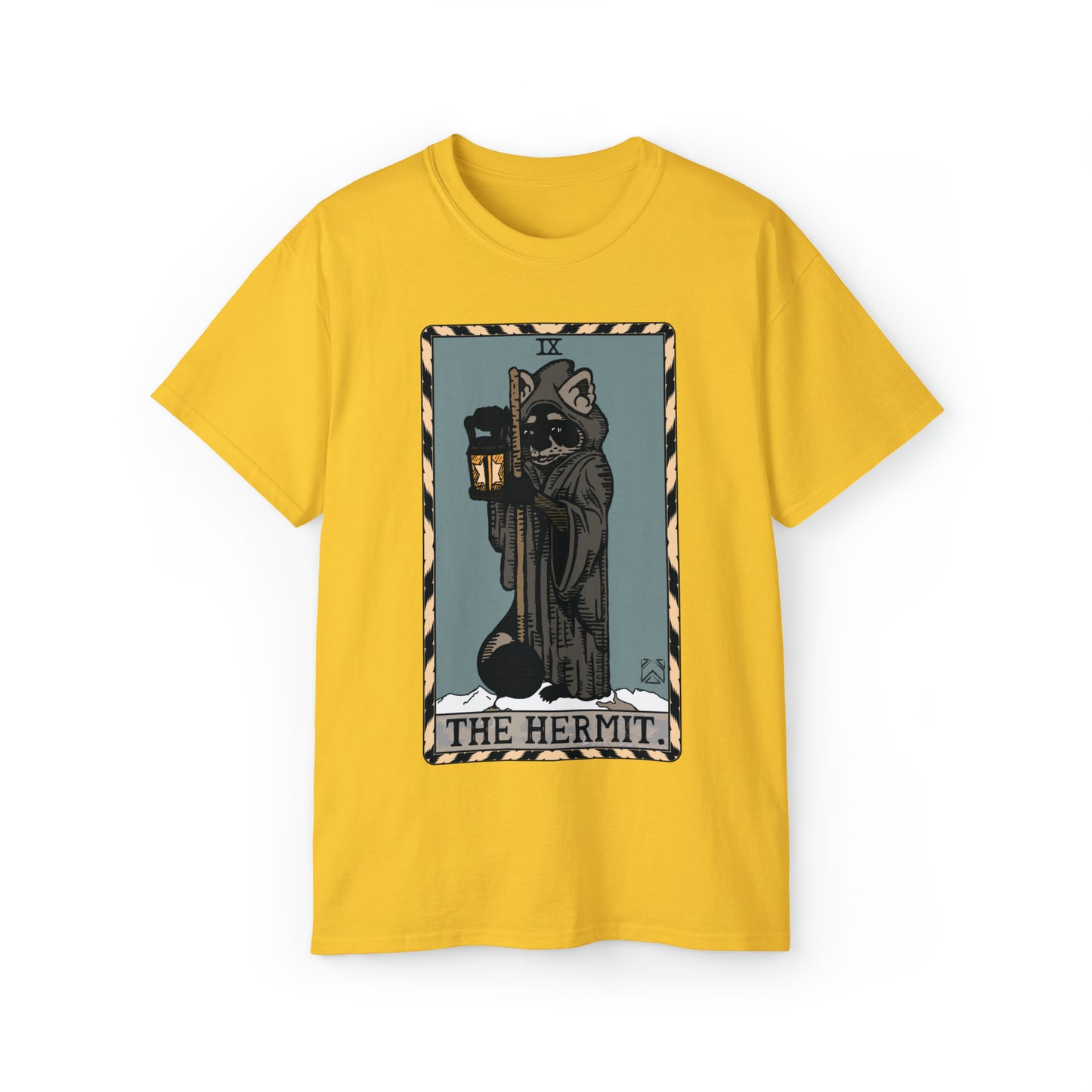 Raccoon Tarot THE HERMIT - Unisex Ultra Cotton Tee