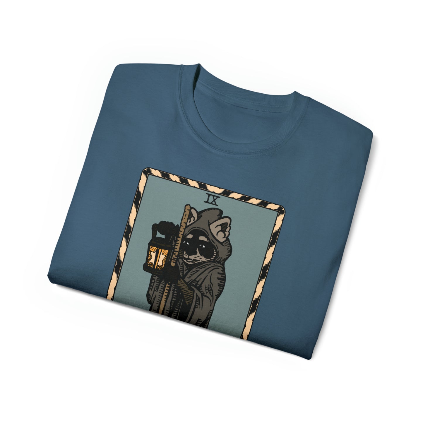Raccoon Tarot THE HERMIT - Unisex Ultra Cotton Tee