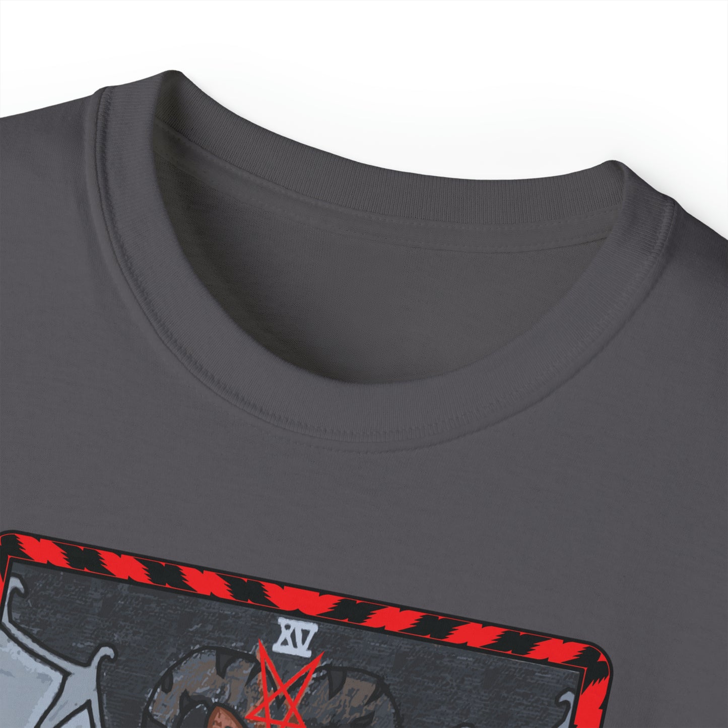 Raccoon Tarot THE DEVIL - Unisex Ultra Cotton Tee