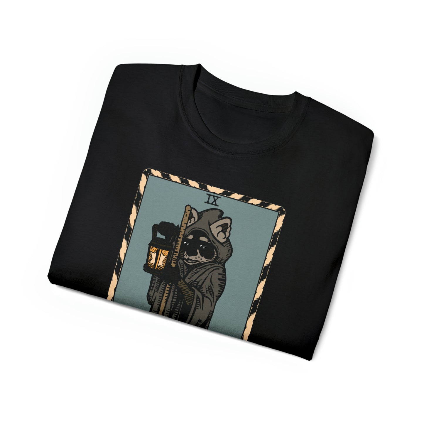 Raccoon Tarot THE HERMIT - Unisex Ultra Cotton Tee