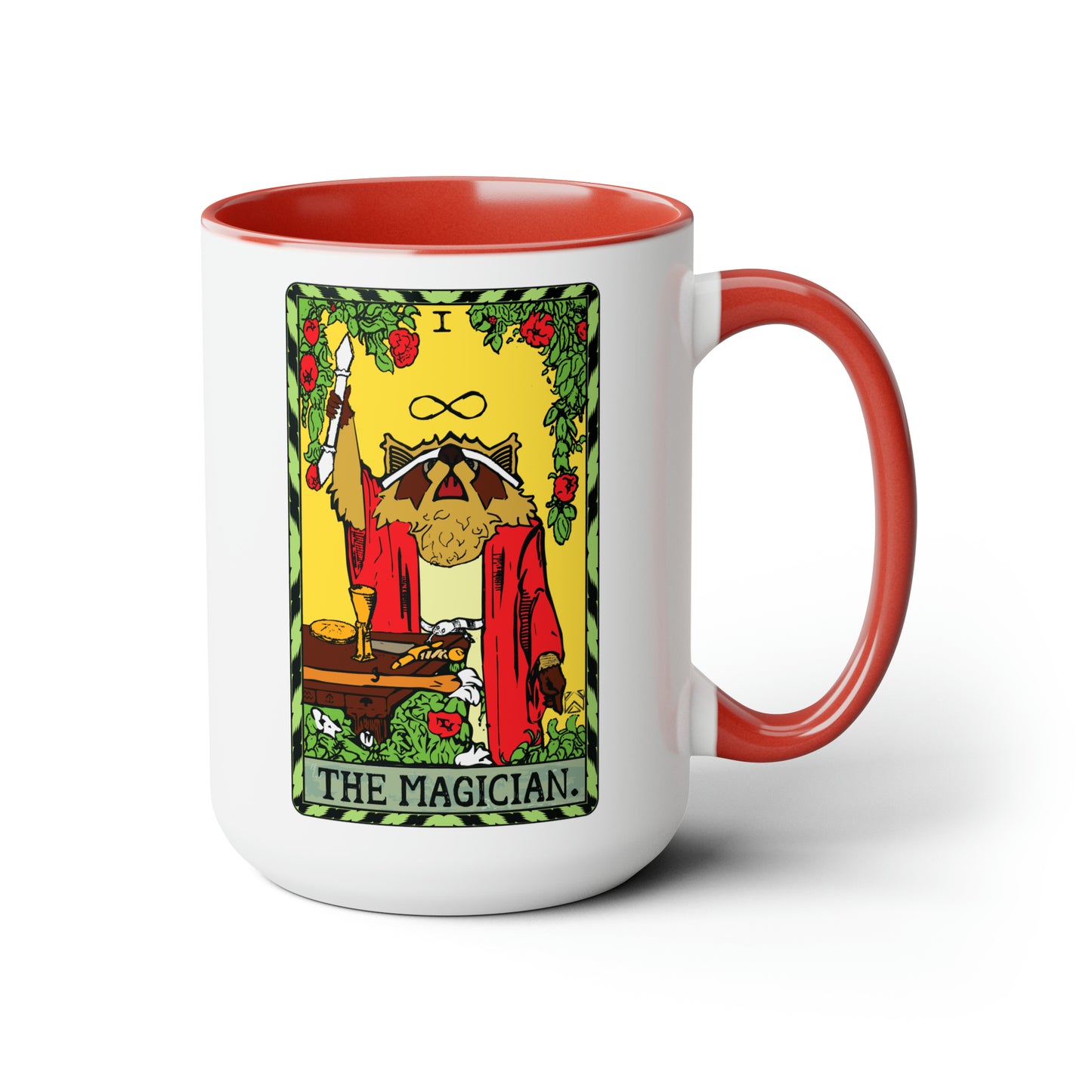 Raccoon Tarot THE MAGICIAN - Mug, 15oz