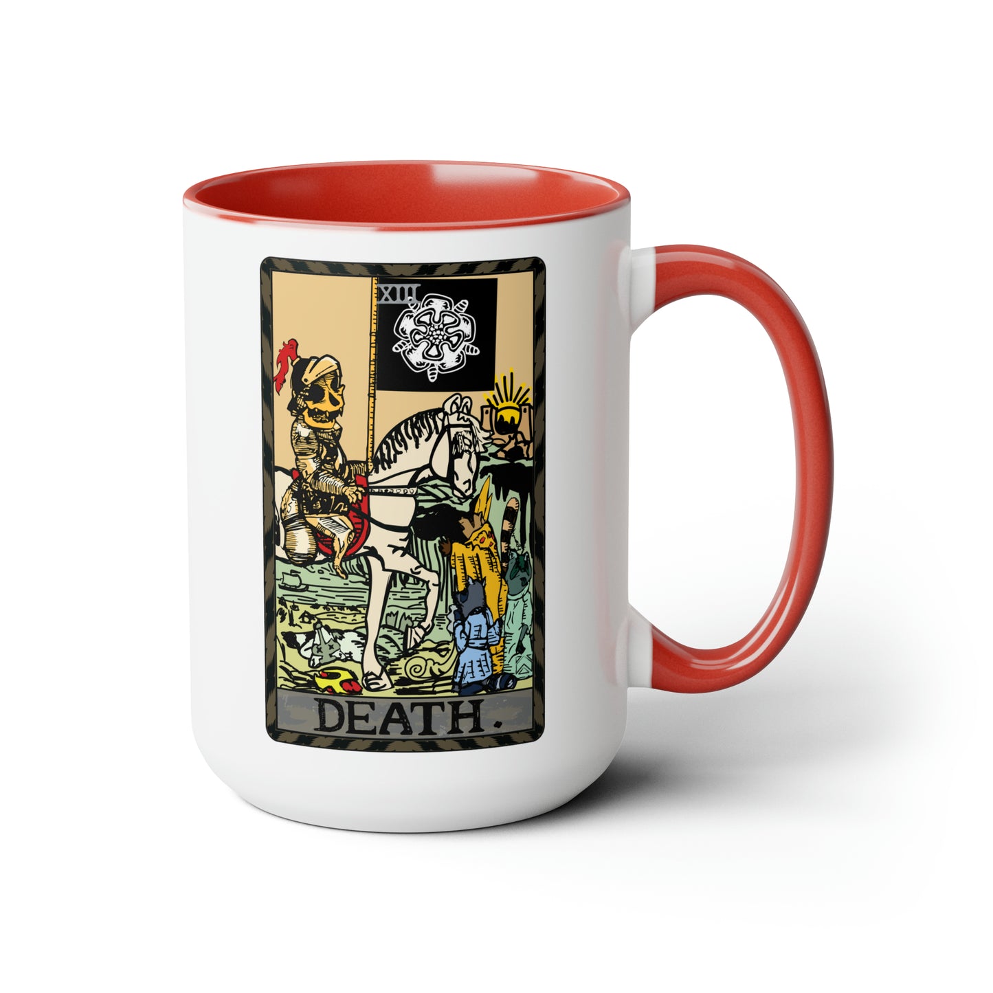 Raccoon Tarot DEATH - Mug, 15oz