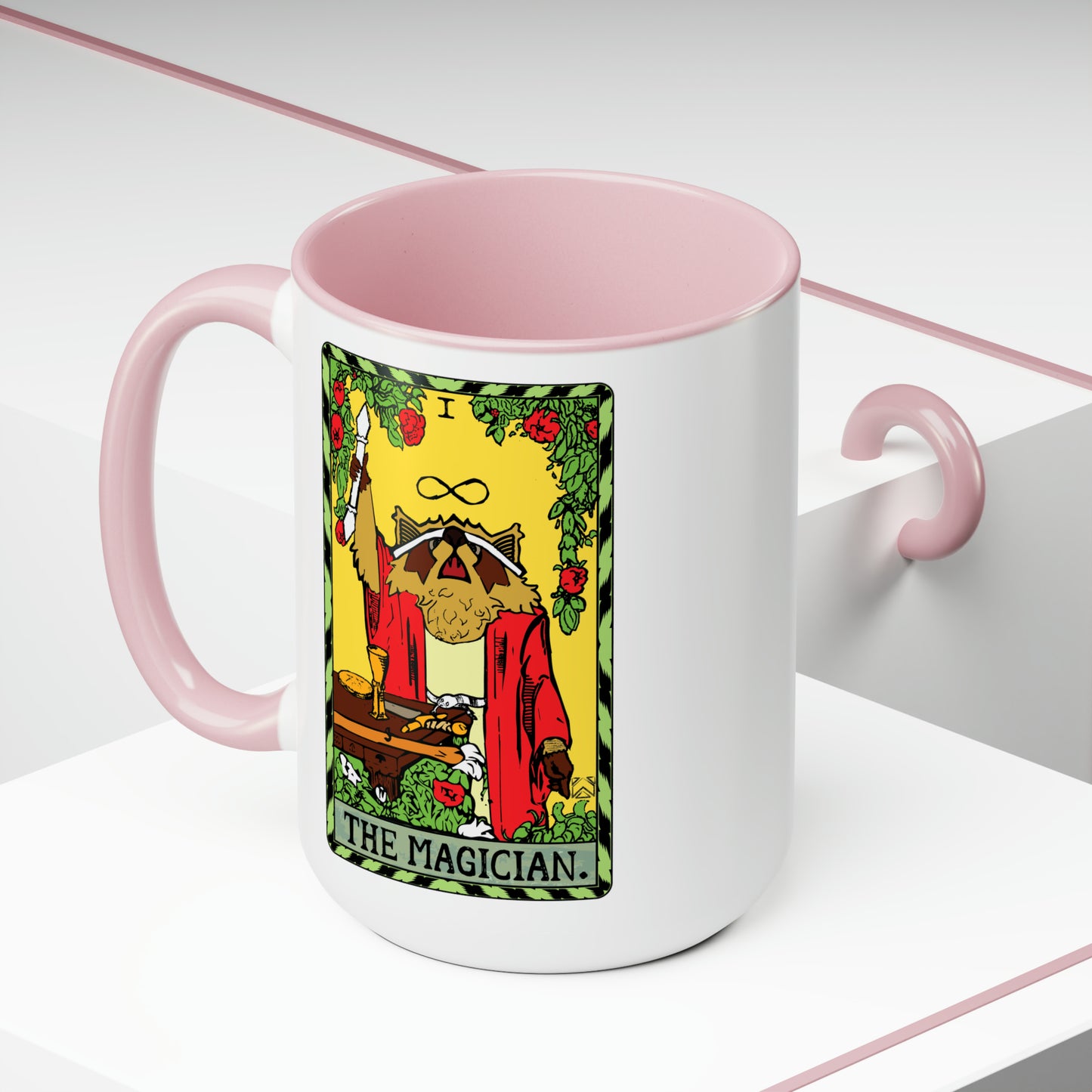 Raccoon Tarot THE MAGICIAN - Mug, 15oz