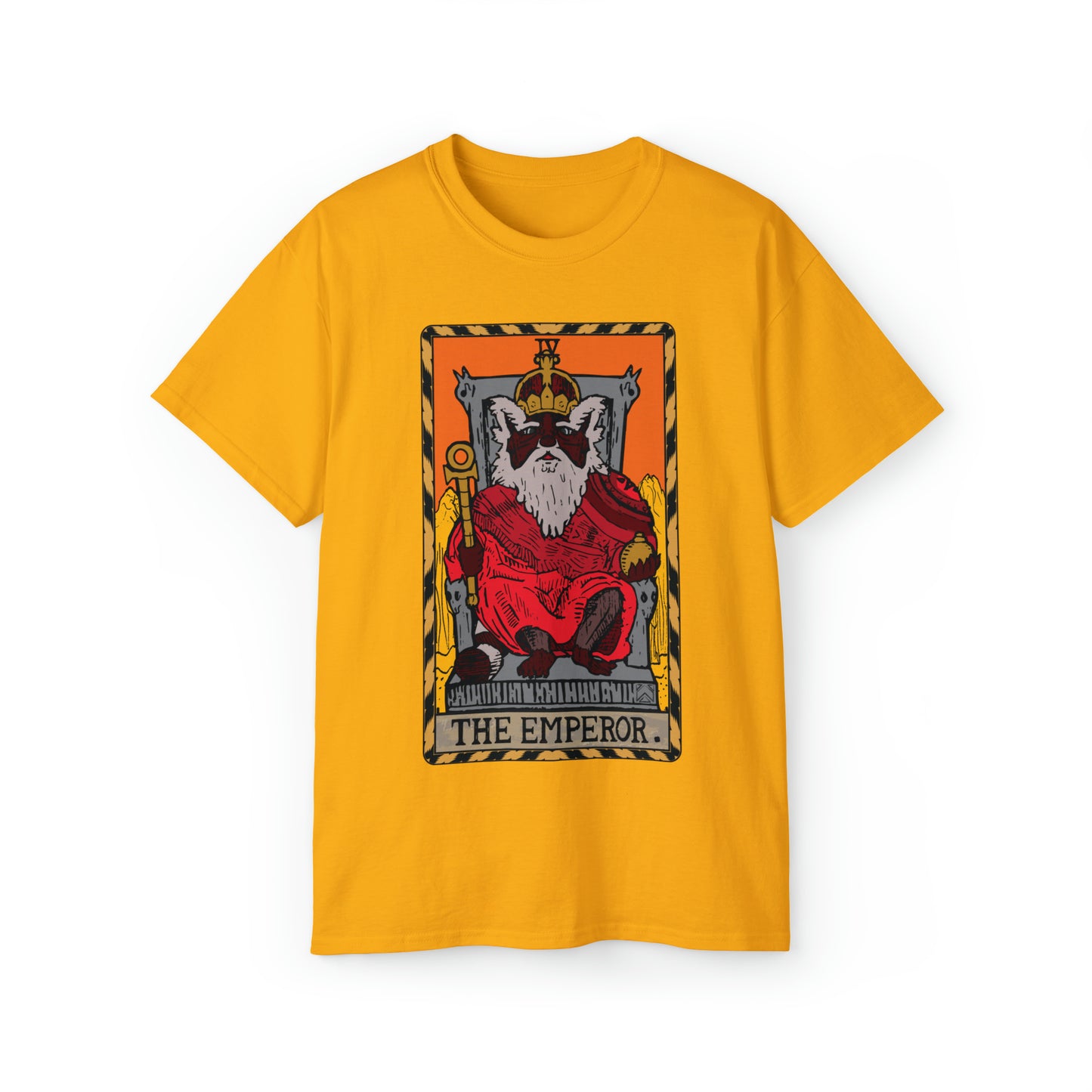 Raccoon Tarot THE EMPEROR - Unisex Ultra Cotton Tee