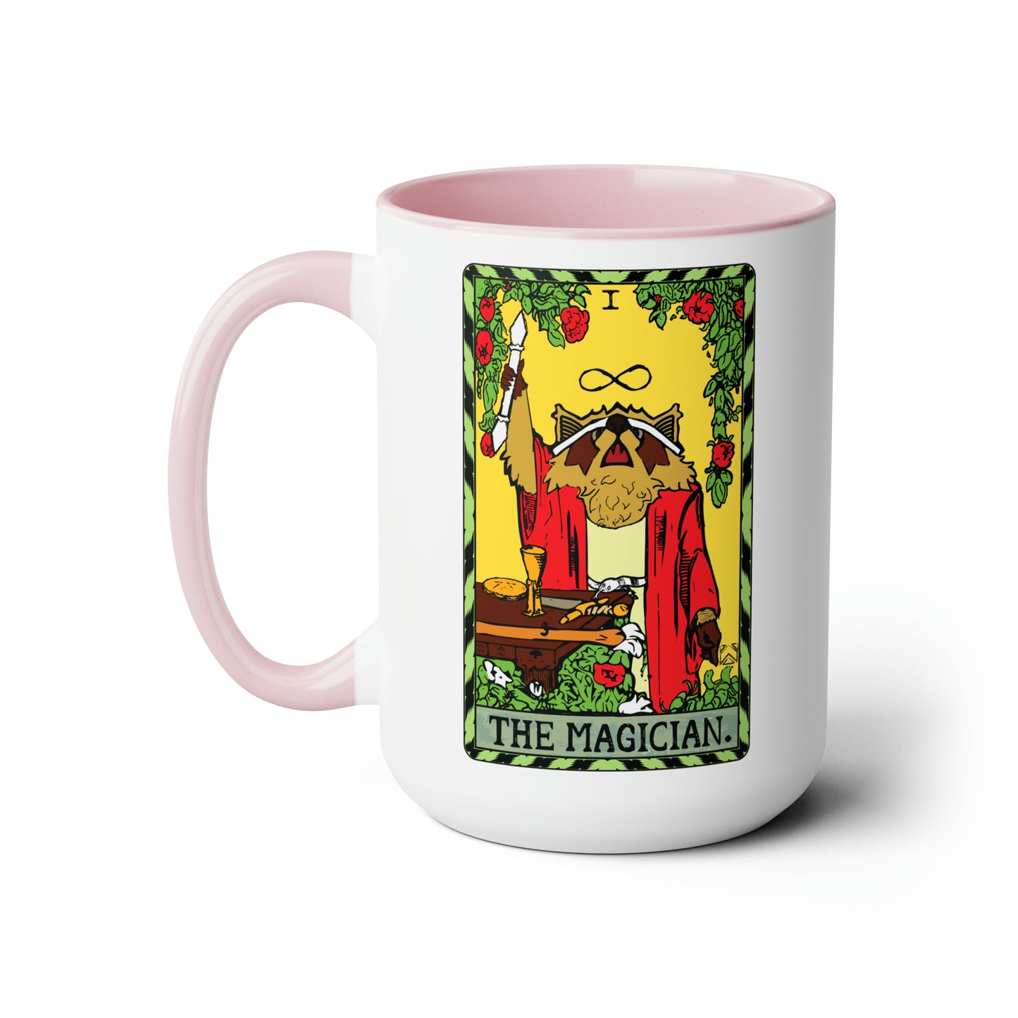 Raccoon Tarot THE MAGICIAN - Mug, 15oz