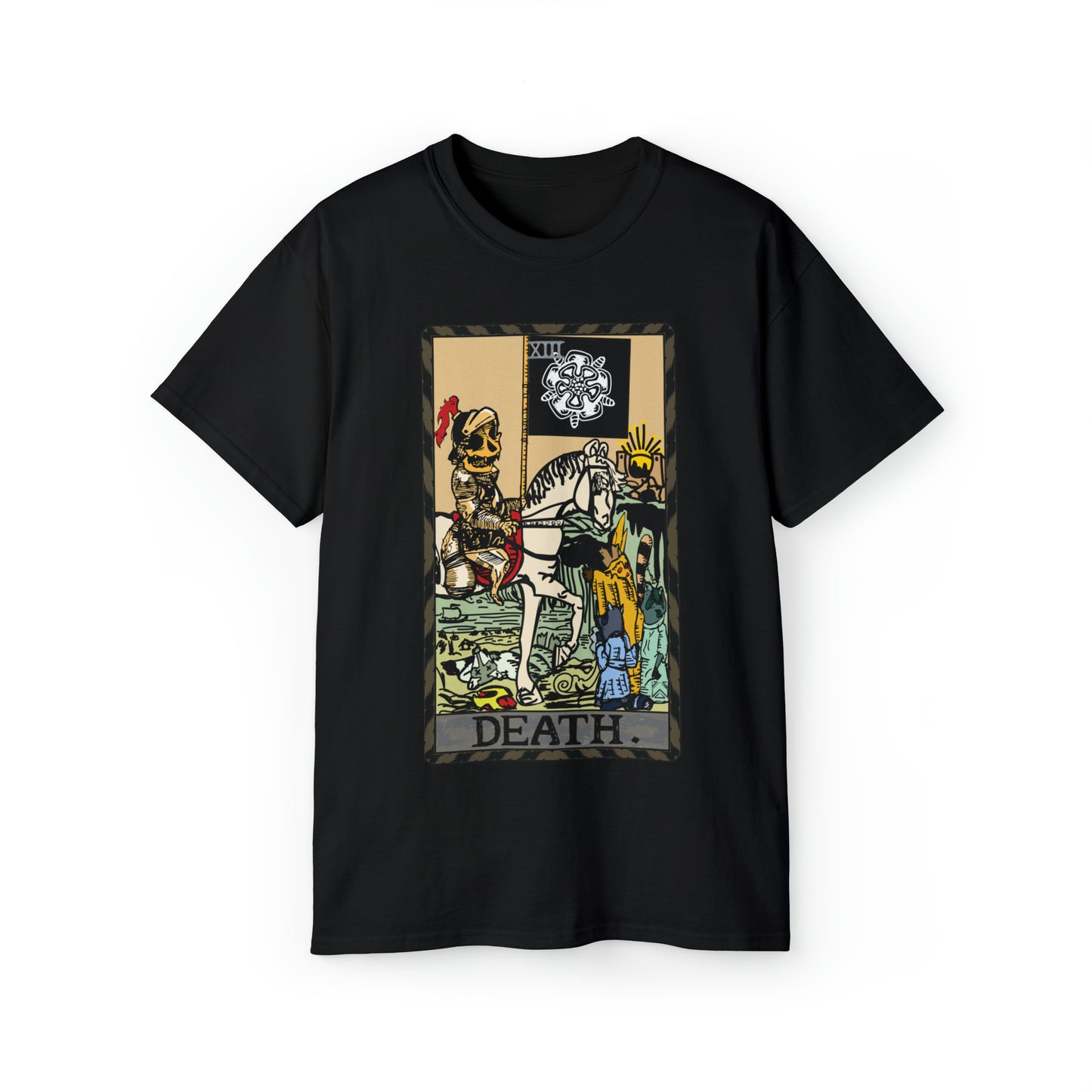 Raccoon Tarot DEATH - Unisex Ultra Cotton Tee