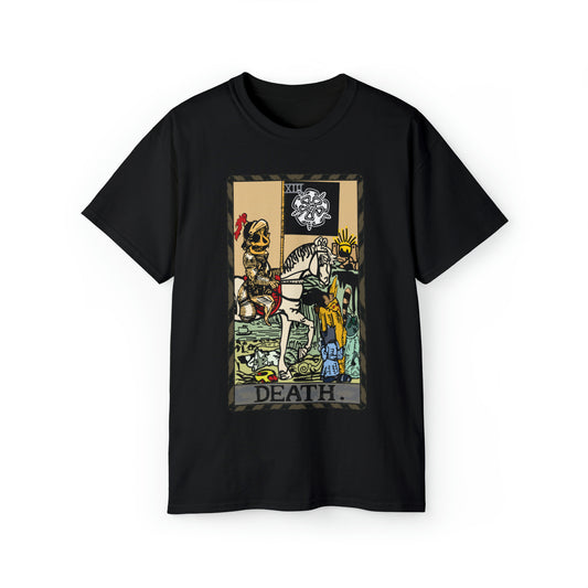 Raccoon Tarot DEATH - Unisex Ultra Cotton Tee