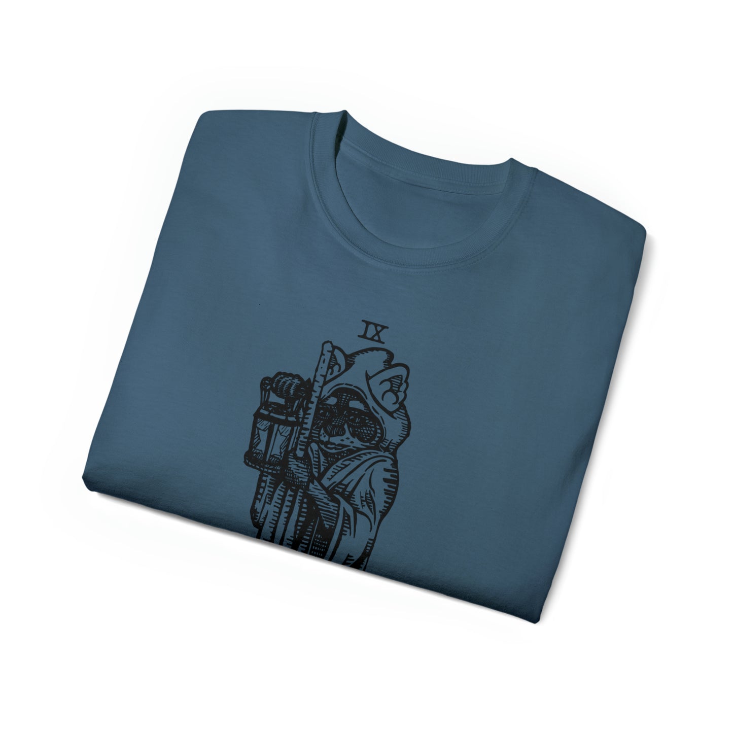 Raccoon Tarot THE HERMIT lineart - Unisex Ultra Cotton Tee