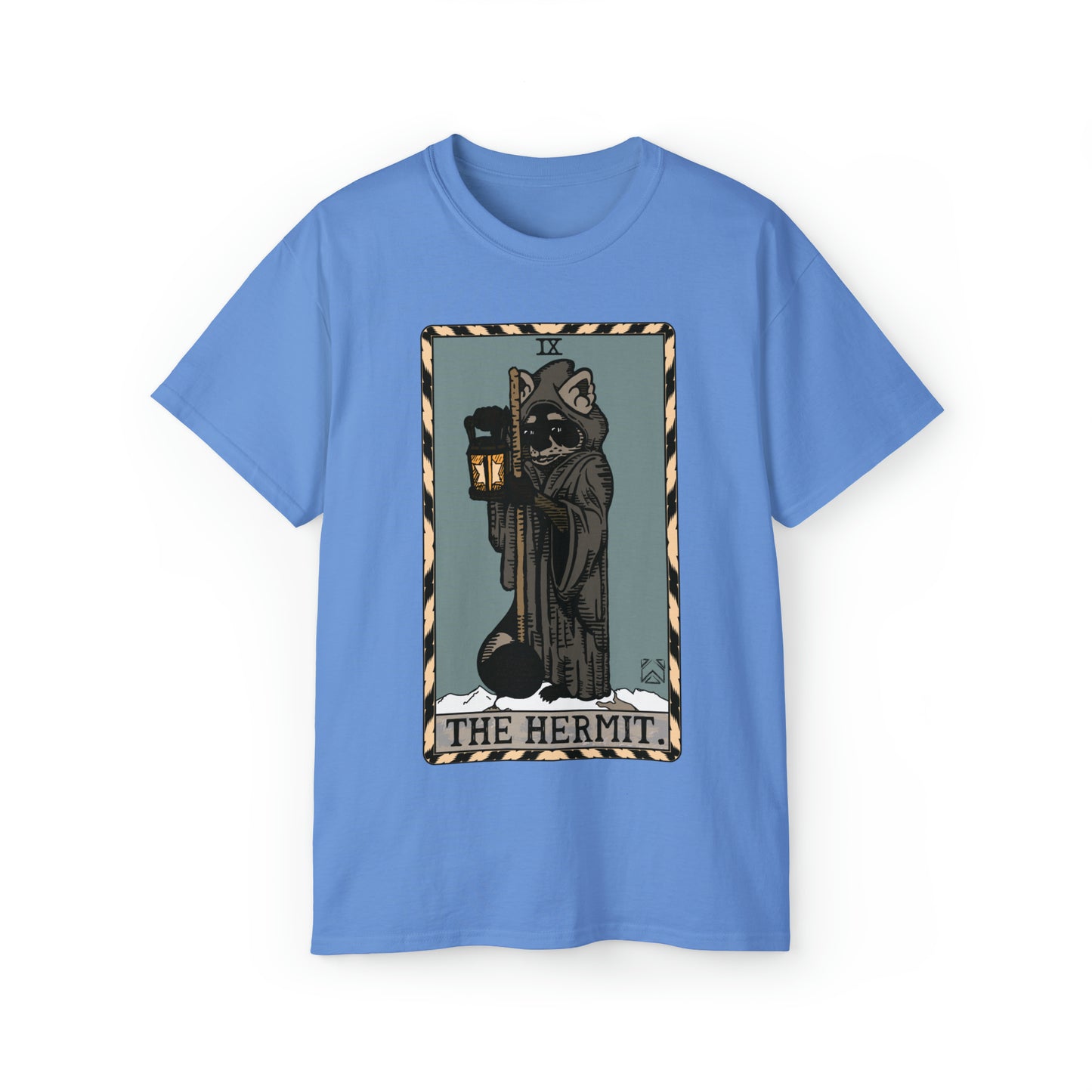 Raccoon Tarot THE HERMIT - Unisex Ultra Cotton Tee