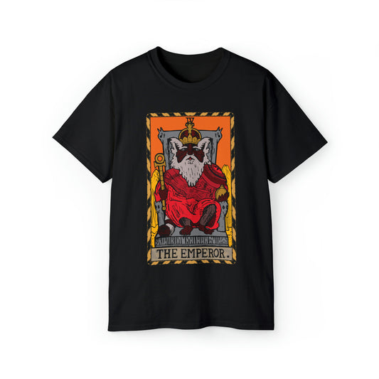Raccoon Tarot THE EMPEROR - Unisex Ultra Cotton Tee