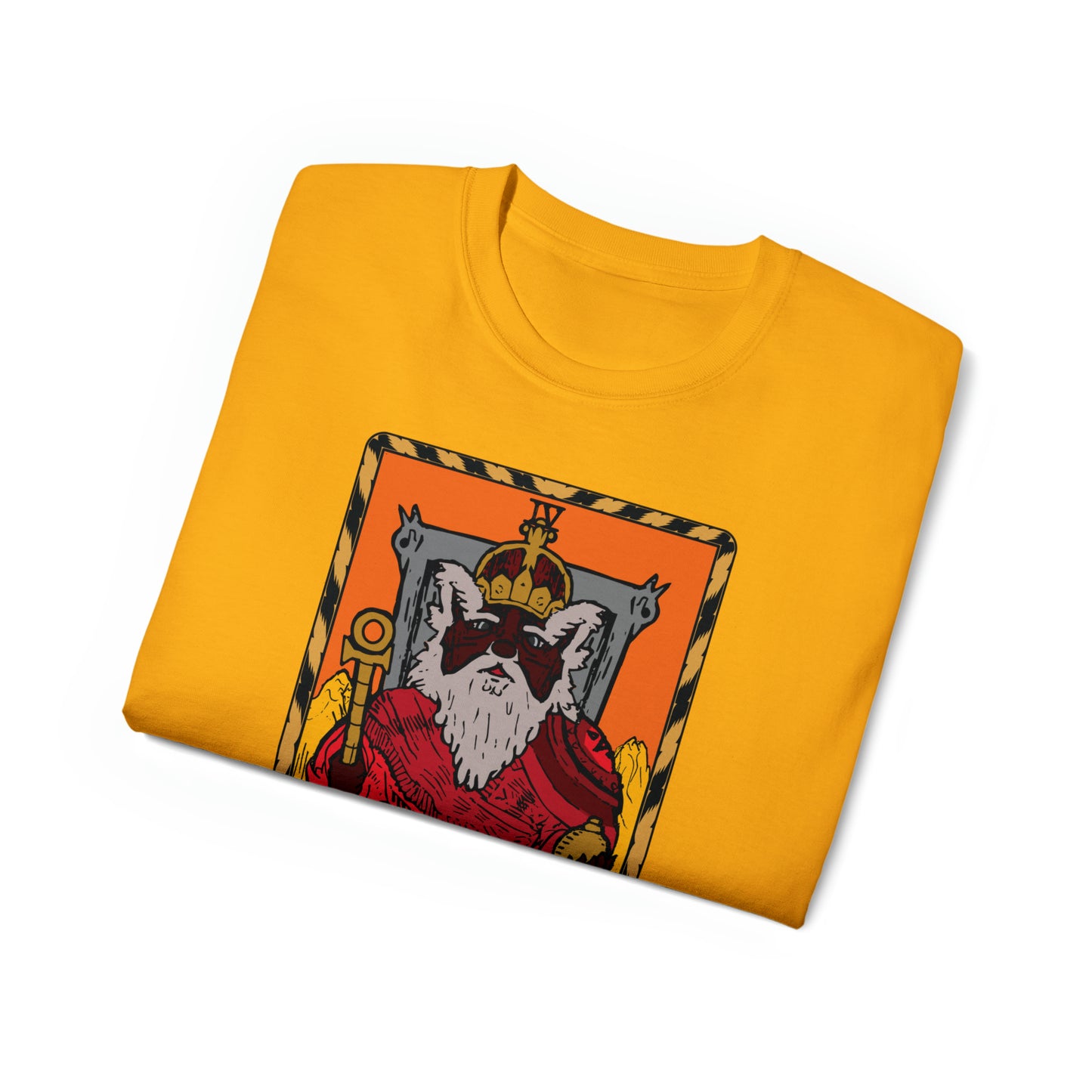 Raccoon Tarot THE EMPEROR - Unisex Ultra Cotton Tee