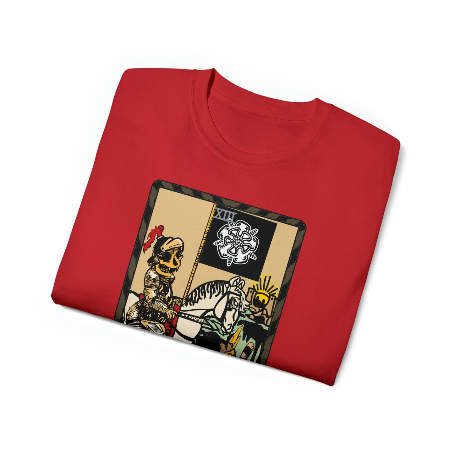 Raccoon Tarot DEATH - Unisex Ultra Cotton Tee