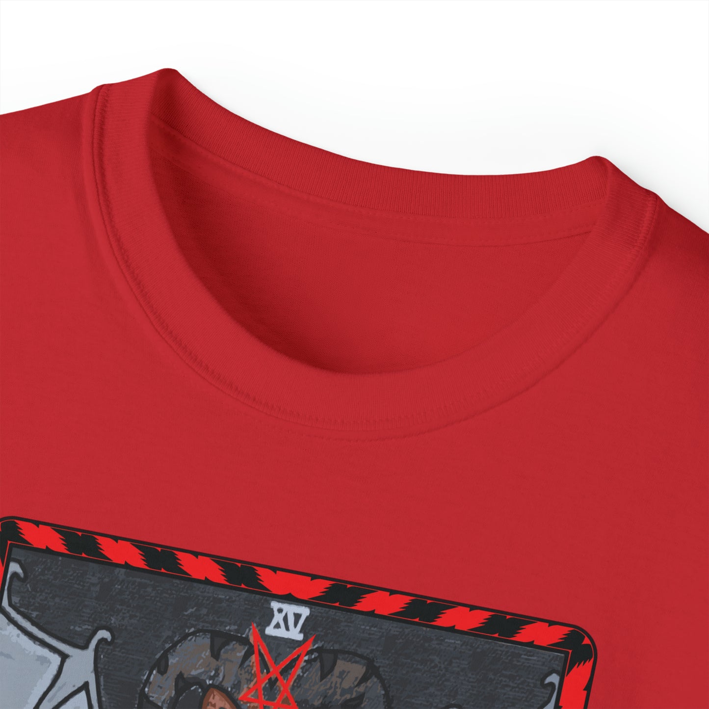 Raccoon Tarot THE DEVIL - Unisex Ultra Cotton Tee