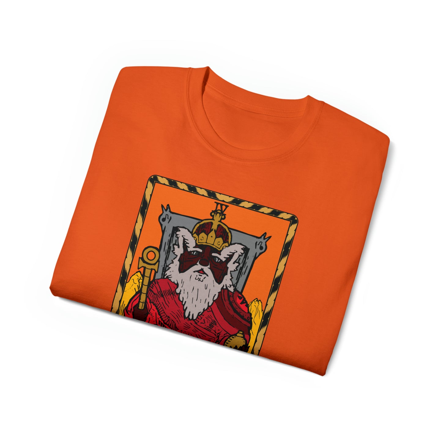 Raccoon Tarot THE EMPEROR - Unisex Ultra Cotton Tee