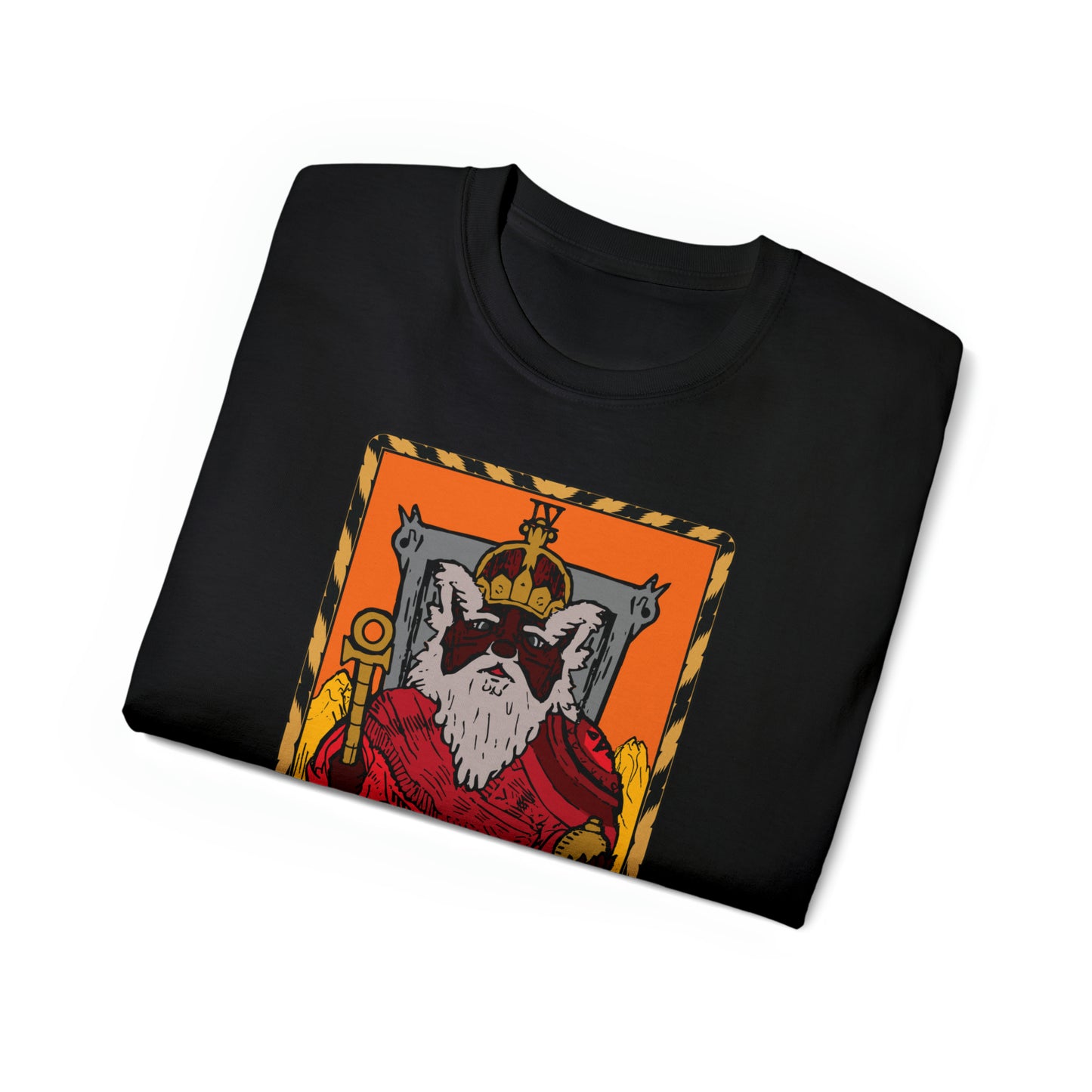 Raccoon Tarot THE EMPEROR - Unisex Ultra Cotton Tee